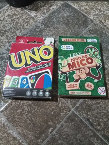 Jogo uno e jogo do mico