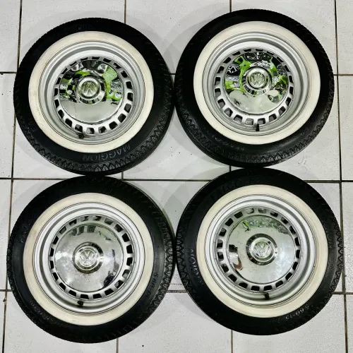 Jg Roda Ferro Fusca Aro 15 4x130 com Pneu 5.60R15 Variant