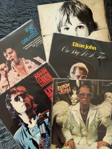 Lote de Discos de Vinil - Clássicos do Rock