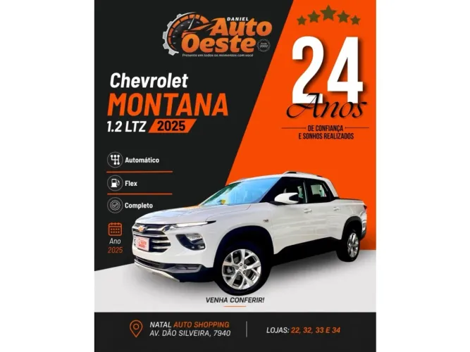 Chevrolet Montana LTZ 1.2 Turbo Flex 12V 4P Aut. 2025