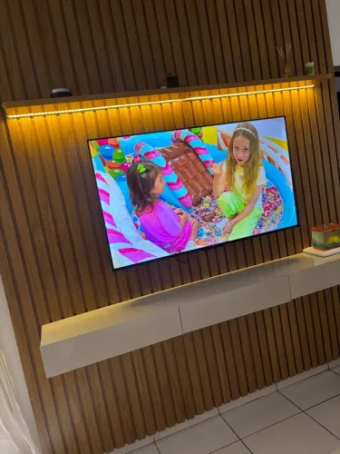 Estante Home ripada com Led.