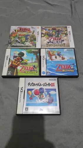 Coleção The Legend of zelda Ds 3d nintendo