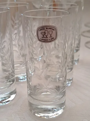 CONJUNTO DE COPOS DE CRISTAL
