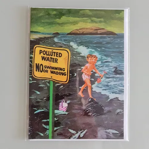 Cartão Colecionável/decorativo - Unusual Card Polluted Water