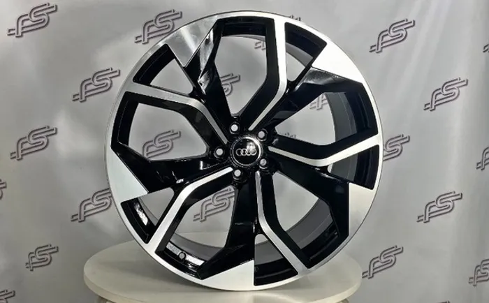 Rodas Audi Q8 Preto Diamantado 5x112 - 22x9,5