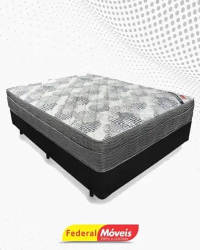 Cama Box Casal + Colchão De Molas Ensacadas - Ortobom - ISO SuperPocket 138cm