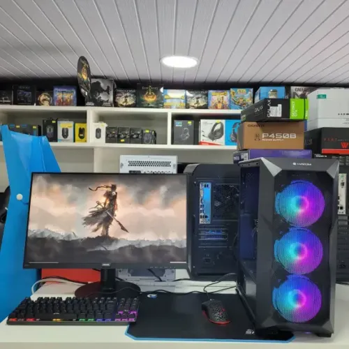 PC Gamer Novo + Monitor 24pl intel core i5 + RTX 3050 1 ano de garantia e em até 12x