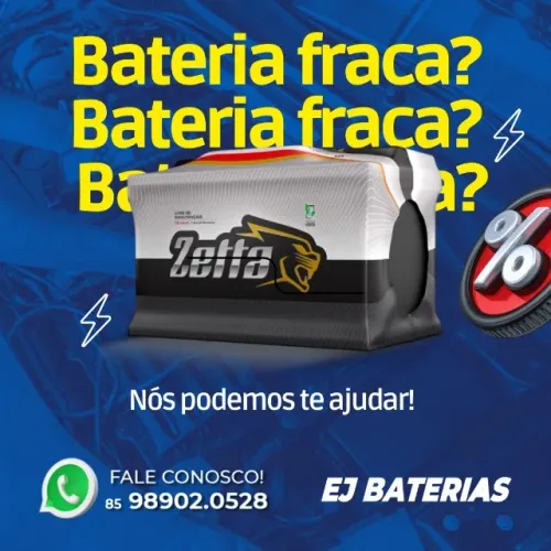Bateria 100 amperes zetta de caminhão