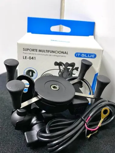 Suporte para celular com carregador 