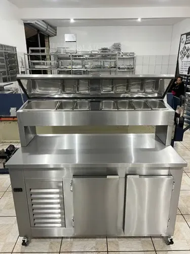 BALCAO CONDIMENTADORA REFRIGERADA!