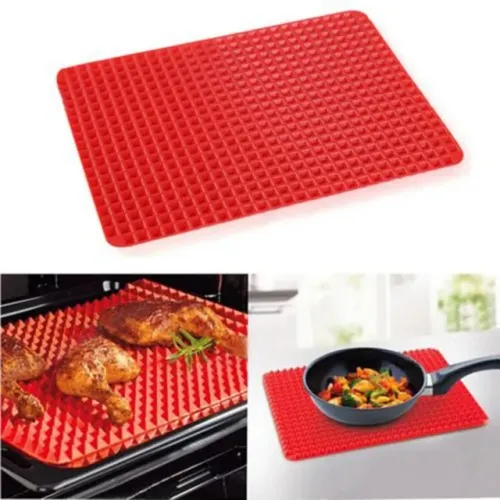 Tapete Culinário Silicone Antiaderente Antigordura Cozinhar Forno Elétrico Microondas