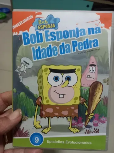 DVD Bob Esponja na Idade da Pedra