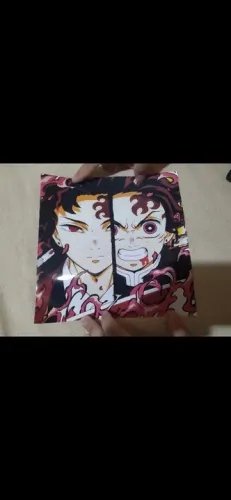 Poster Decorativo Anime Demon Slayer 25x25 tamanho 
