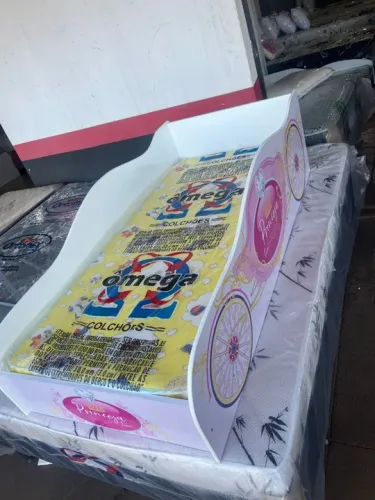CAMA INFANTIL NOVA COM COLCHÃO 