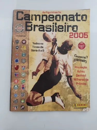 ÁLBUM DE FIGURINHAS CAMPEONATO BRASILEIRO 2005 - COMPLETO 