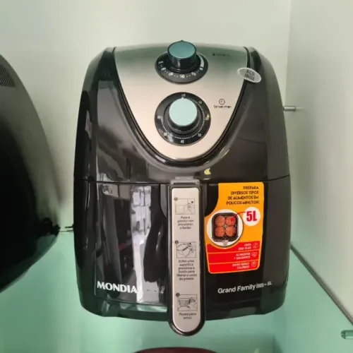 Air fryer Mondial Grand Family AFN-50-BI de 5L cor preto/inox 220V.