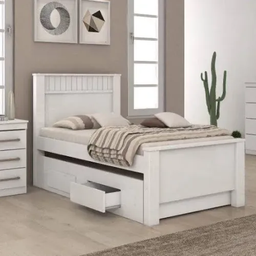 Bicama com 2 gavetas 100% MDF Carol - FRETE GRÁTIS 