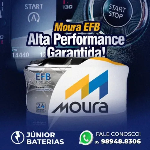 Bateria para carro moura em Fortaleza amarok ducato