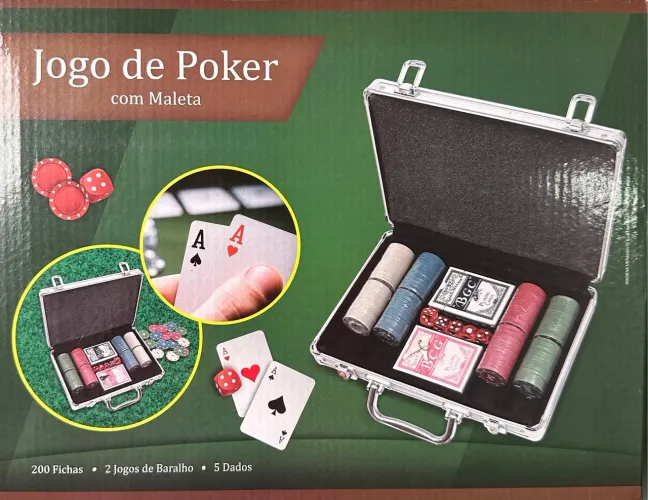 Jogo de Poker com Maleta - Diversão Garantida!