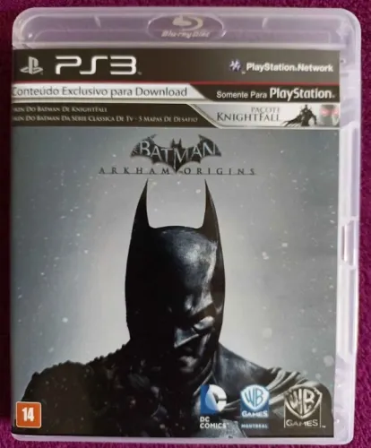 Batman Arkham Origins original em perfeito estado de conservação.