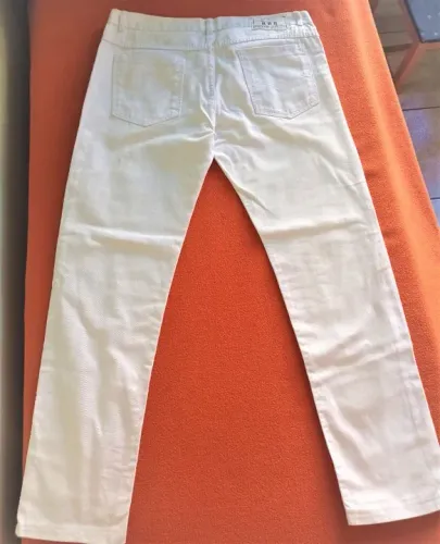 calça jeans branca n46