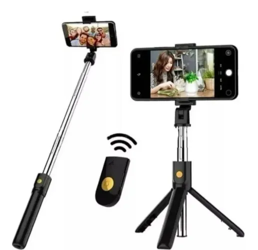  * tripé e bastão selfie 2 em 1
