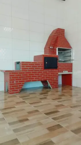Churrasqueira forno e fogão a lenha