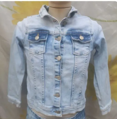 jaqueta jeans designed by nice people inf tam 5 /6 anos
