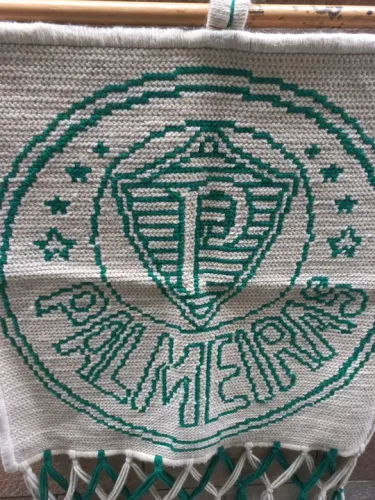 Quadro tapeçaria PALMEIRAS 75x1.20  antigo 