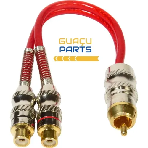 Cabo Y blindado para som 2 machos 1 femea