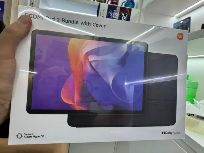 Tablet Redmi Pad 2 256/08 Preto Verde Roxo Com Capa Lacrado 