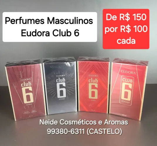 EUDORA PERFUMES MASCULINOS 