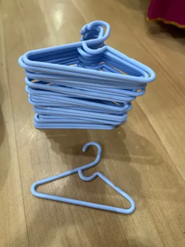 Cabides de plástico para bebê - 58 peças