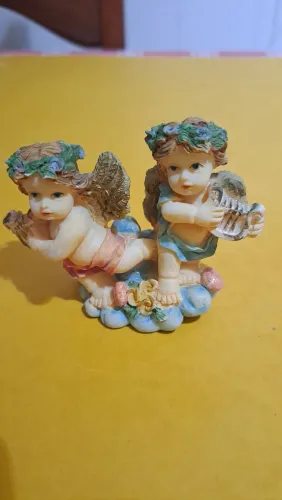 Escultura de Anjinhos Decorativos