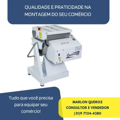 Amassadeira Basculante 40 KG Gastromaq Bivolt Nova