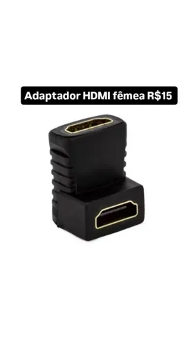 Adaptação HDMI fêmea