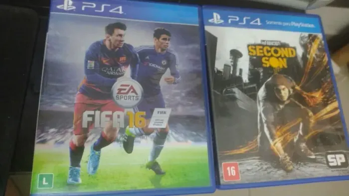 Jogo PS4 FIFA 16 e Second SON