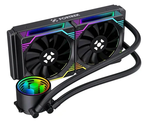 WATER COOLER 240mm FORTREK BREEZY Fan duplo Preto