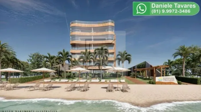 Flat a venda em Maragogi - Praia de Peroba - Condomínio a beira Mar