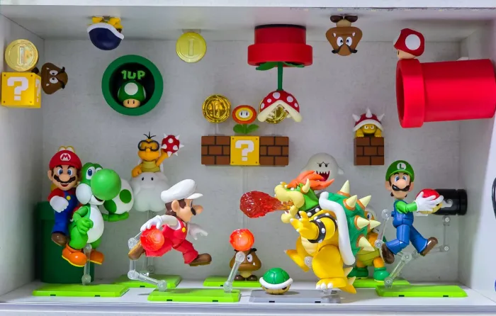 Super Mario Bros. (S.H. Figuarts) - Também vendidos separadamente