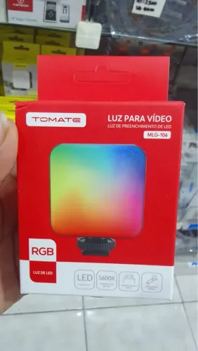 Luz LED RGB para Vídeo Tomate MLG-106 - Iluminação Profissional!