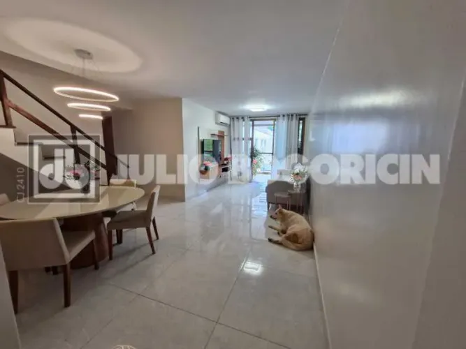 Linda cobertura duplex com terraço com vista Cristo,varanda,piscina e churrasqueira,reform