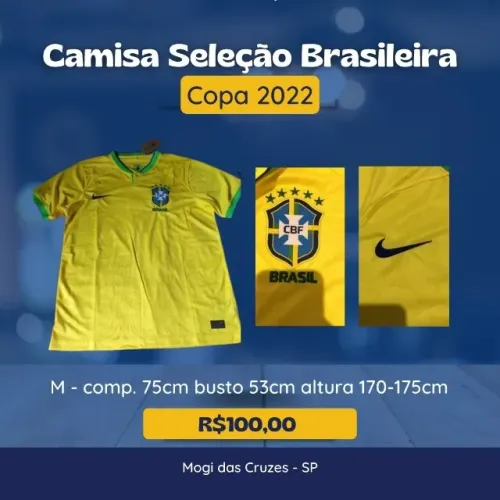 camisa seleção brasileira