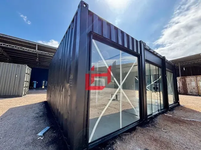 containers personalizado para sala comercial ampla 45m²