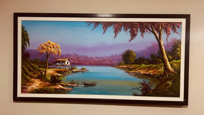 Quarto de tinta a óleo
