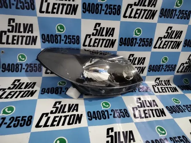 farol direito marcara negra sandero 2012 2013 2014 novo importado