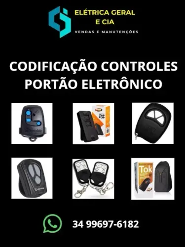 Codificação de Controle Portão Eletrônico 