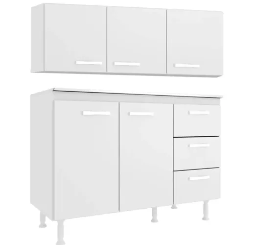 Armário Aéreo com Balcão Cozinha OFERTA p65