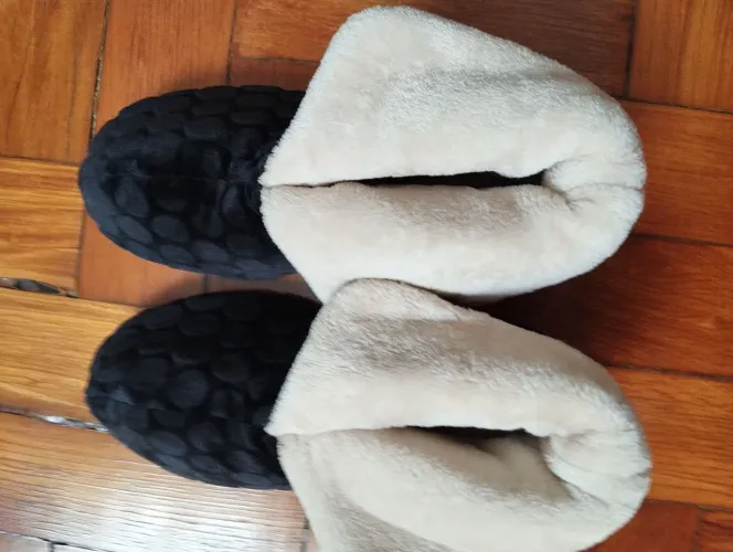 Pantufa de Pelúcia 2cores n34/5