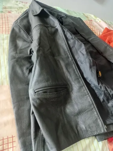 Jaqueta de Couro Masculina